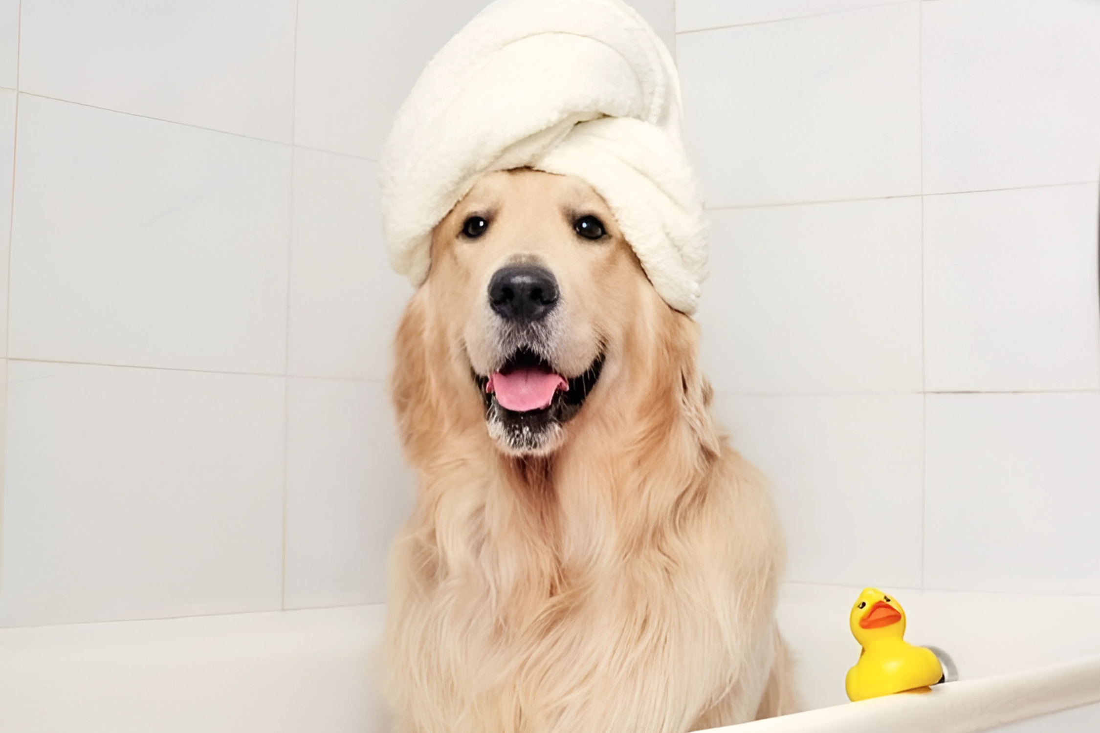 Menos drama, más espuma: Como bañar a tu perro en casa sin morir en el intento
