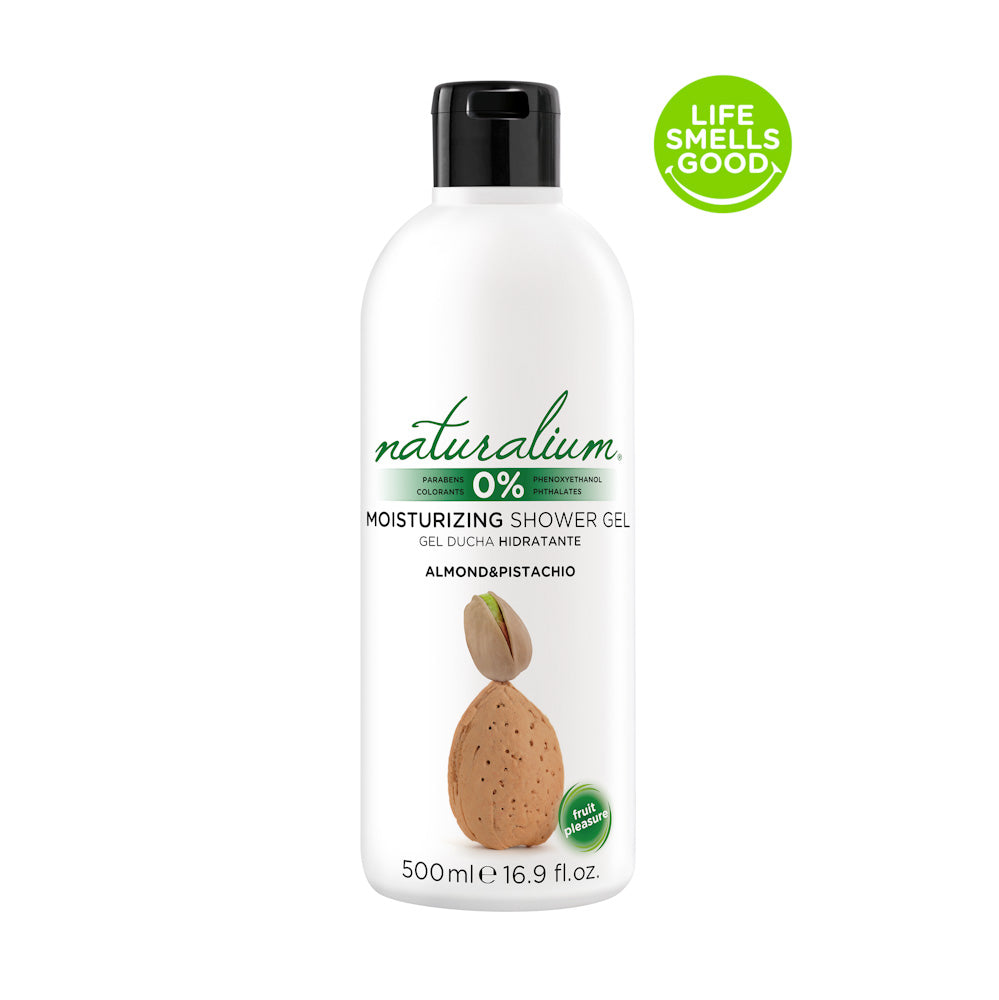 NATURALIUM GEL DE BAÑO ALMENDRA Y PISTACHO 500 ml.