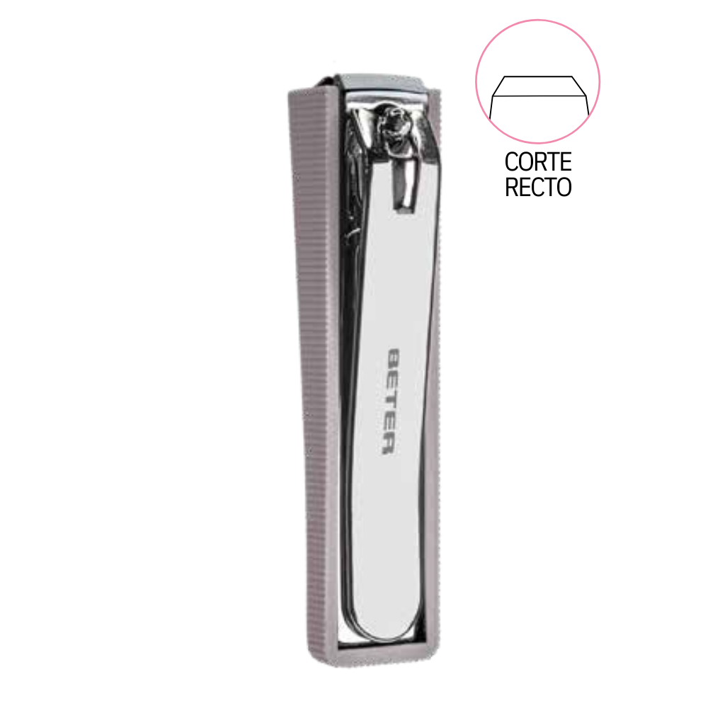 BETER PEDICURE C/DEPOSITO CROMADO RECTO BEAUTY CARE