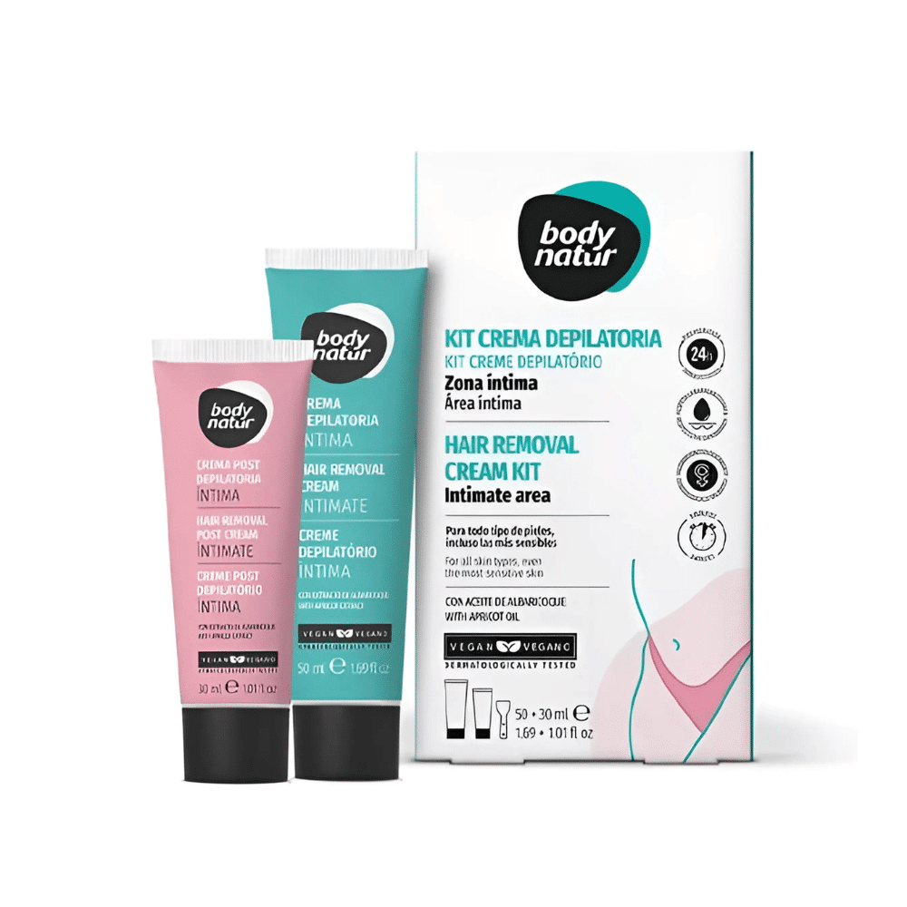 BODY NATUR KIT CREMA DEPILATORIA ZONA INTIMA (50 ml.+ 30 ml.)