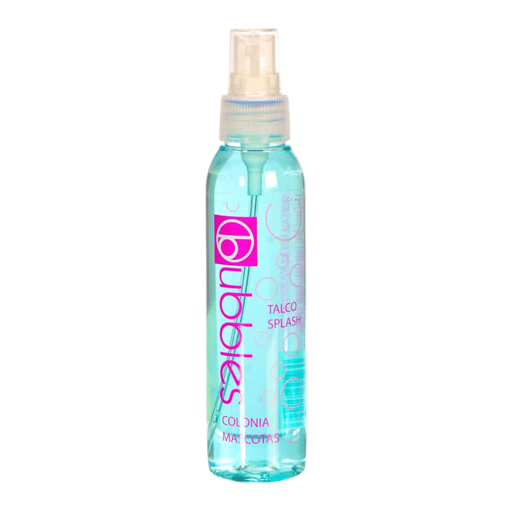 BUBBLES COLONIA MASCOTAS TALCO SPLASH 125 ml.