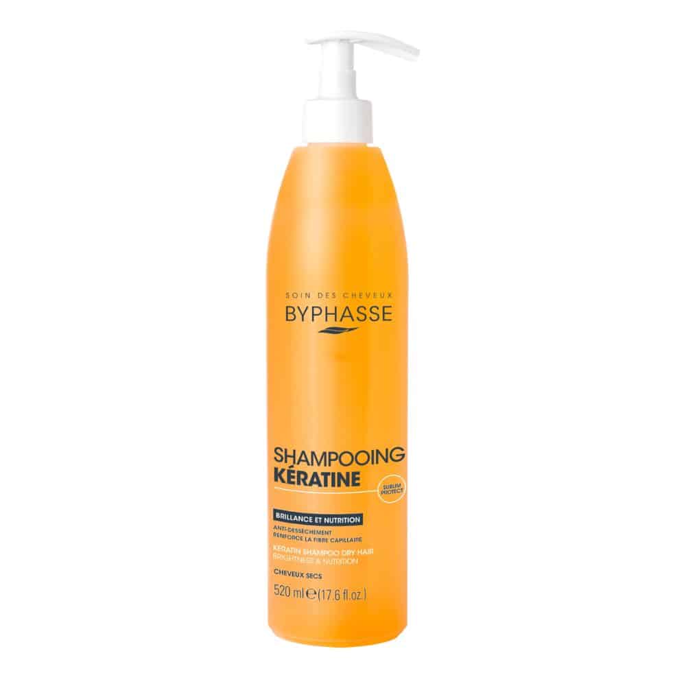 BYPHASSE CHAMPU QUERATINA SUBLIM PROTECT CABELLO SECO 520 ml.