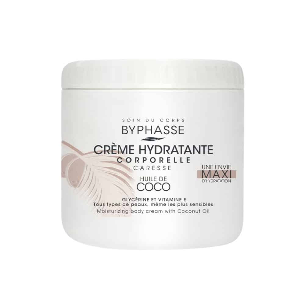 BYPHASSE CREMA HIDRATANTE CORPORAL ACEITE DE COCO 500 ml.