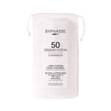 BYPHASSE DISCOS ALGODON OVALES DESMAQUILLANTES 50 unid.