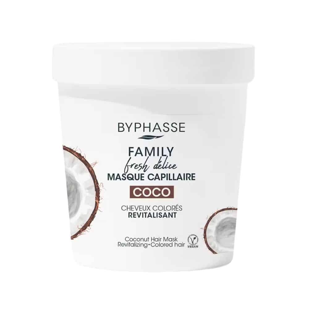 BYPHASSE FAMILY FRESH DELICE MASCARILLA CAPILAR COCO 250 ml.