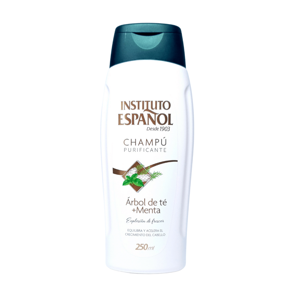 CHAMPÚ PURIFICANTE ÁRBOL DE TEA + MENTA INSTITUTO ESPAÑOL 250ML