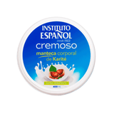CREMA HIDRATANTE CREMOSO MANTECA DE KARITÉ INSTITUTO ESPAÑOL 400 ml.