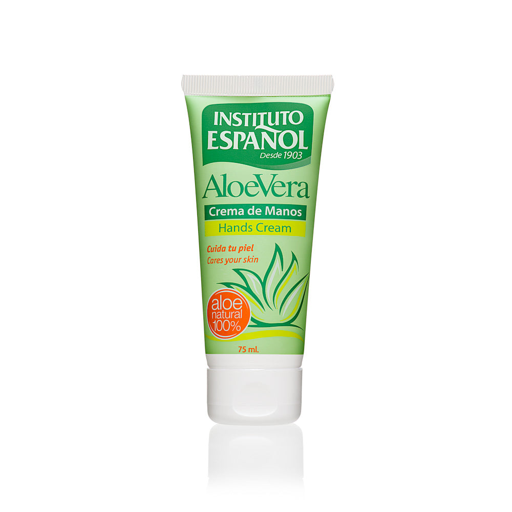 CREMA DE MANOS ALOE VERA INSTITUTO ESPAÑOL 75 ml.