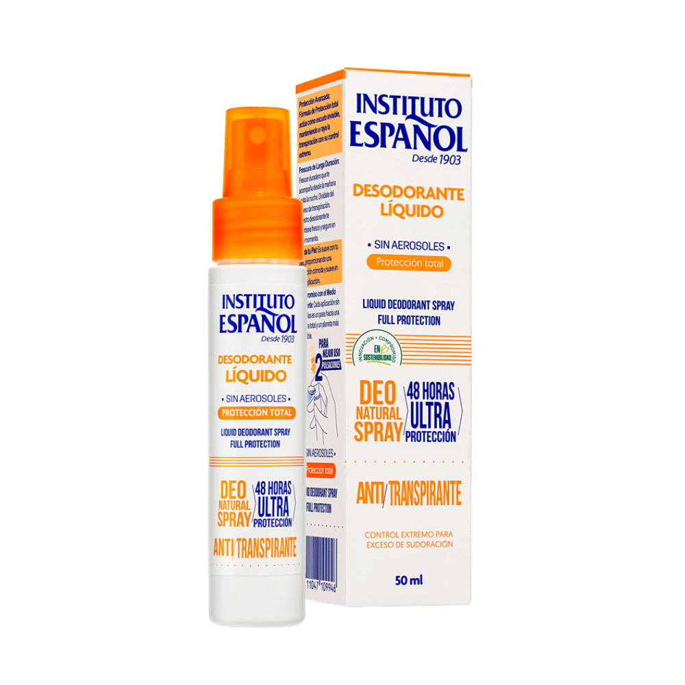 DESODORANTE LIQUIDO PROTECCION TOTAL INSTITUTO ESPAÑOL 50 ml.