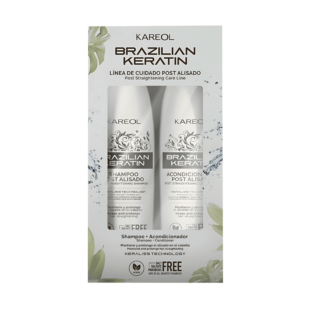 KAREOL KIT SHAMPOO + ACONDICIONADOR POST ALISADO