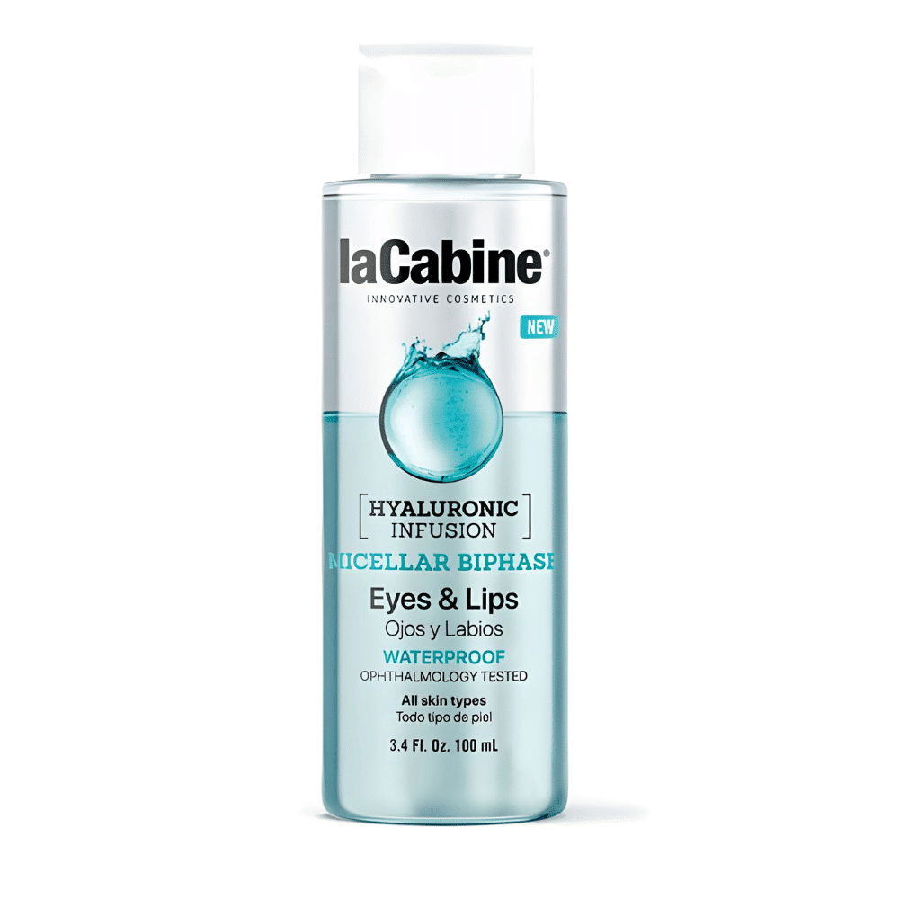 LACABINE HYALURONIC INFUSION MICELAR BIPHASSE EYE MAKE UP REMOVER 100 ml.