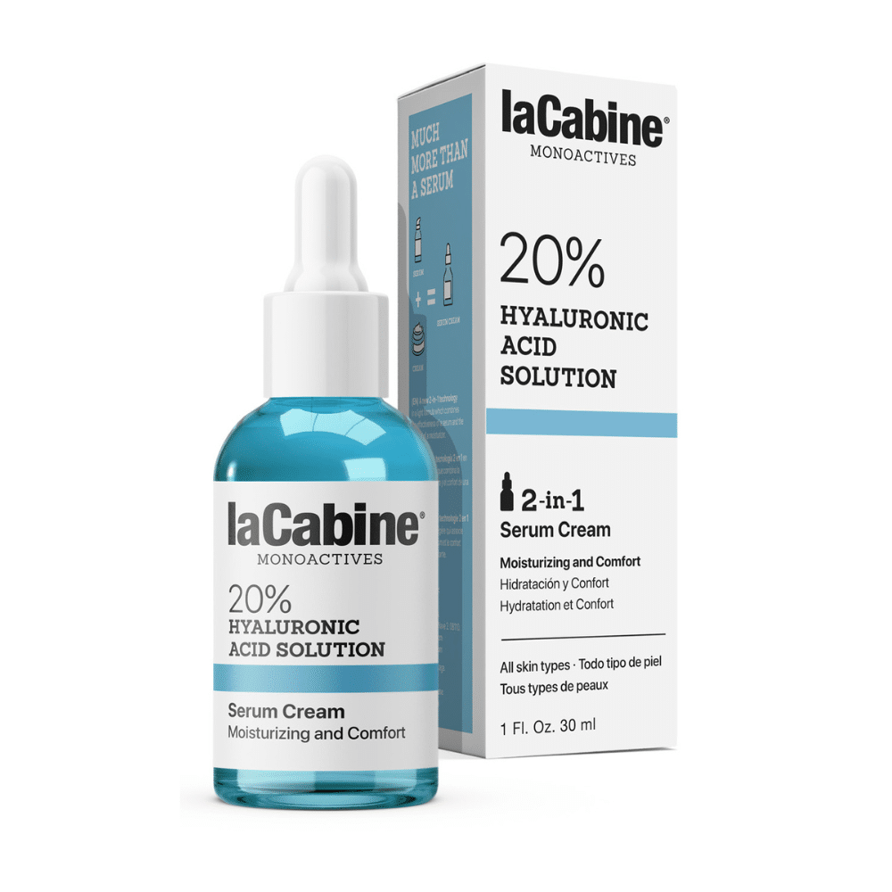 LACABINE MONOACTIVES 20% HYALURONIC ACID SOLUTION SERUM CREAM 30 ml.