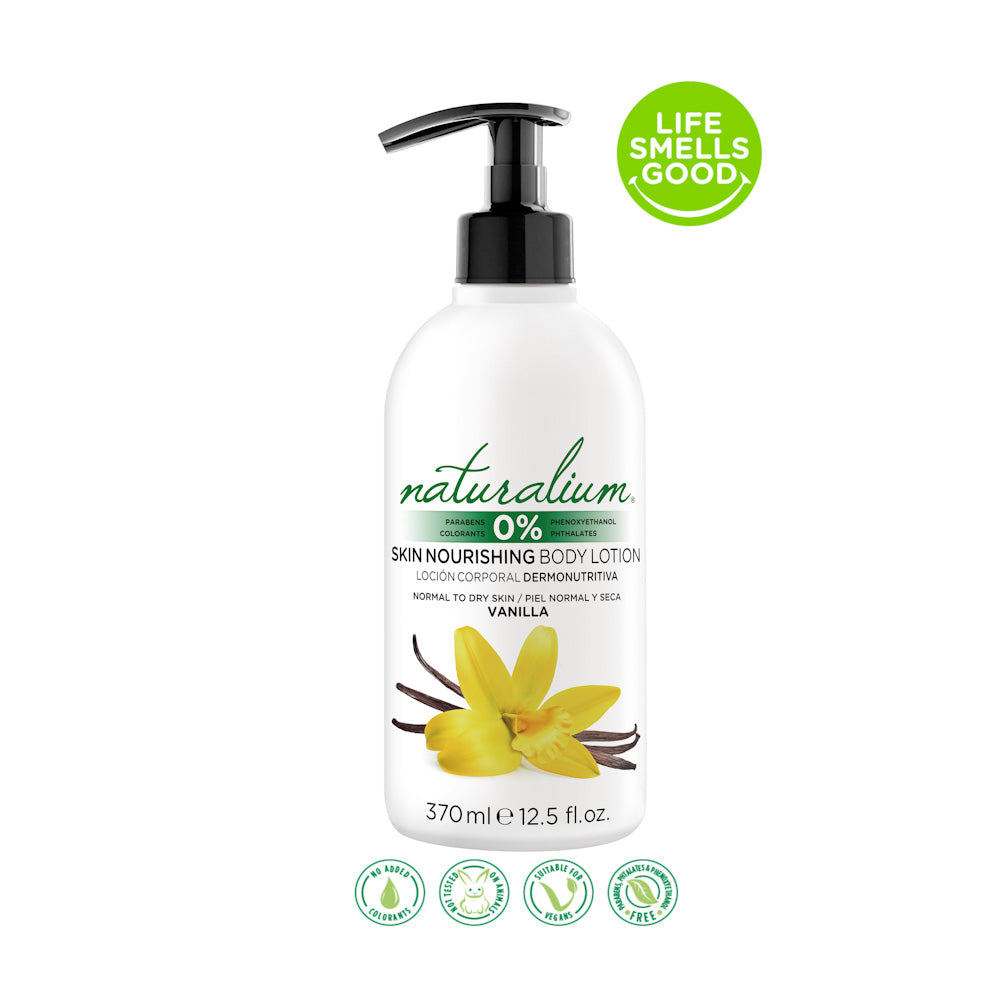 NATURALIUM LOCIÓN CORPORAL VAINILLA 370 ml.