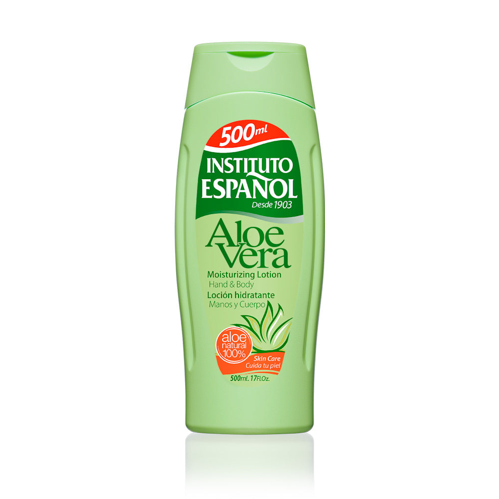 LOCIÓN  HIDRATANTE ALOE VERA INSTITUTO ESPAÑOL 500 ml.