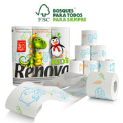 PAPEL HIGIENICO KIDS DESING 9R