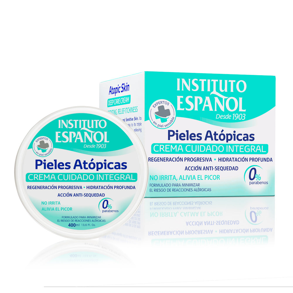 TARRO CREMA REGENERADORA PIELES ATÓPICAS INSTITUTO ESPAÑOL 400 ml.