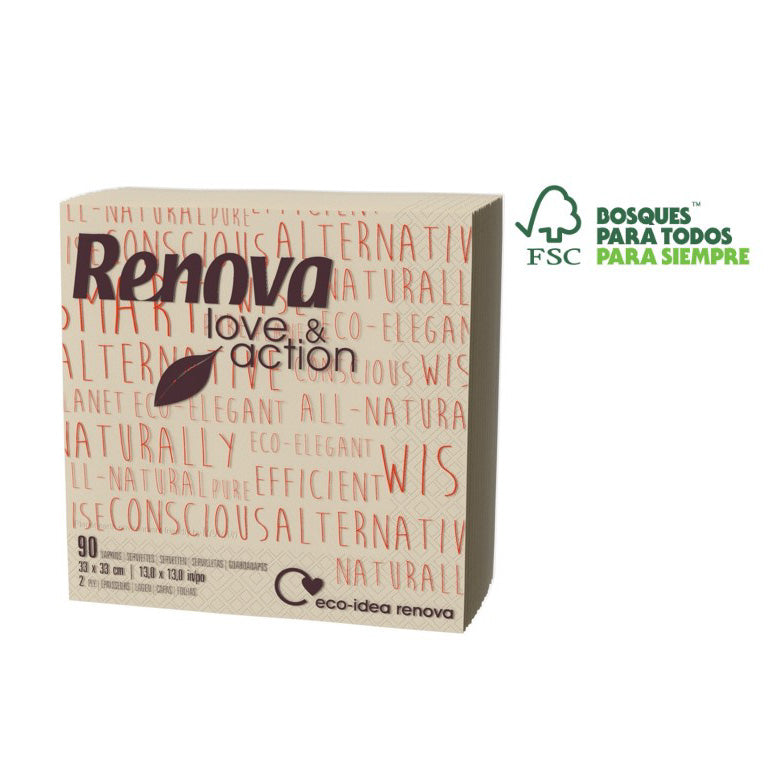 SERVILLETAS RENOVA LOVE & ACTION